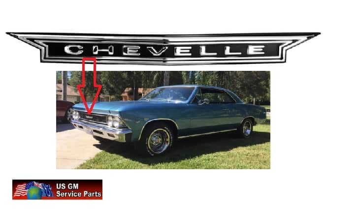 Emblem: 66 "Chevelle" Grill